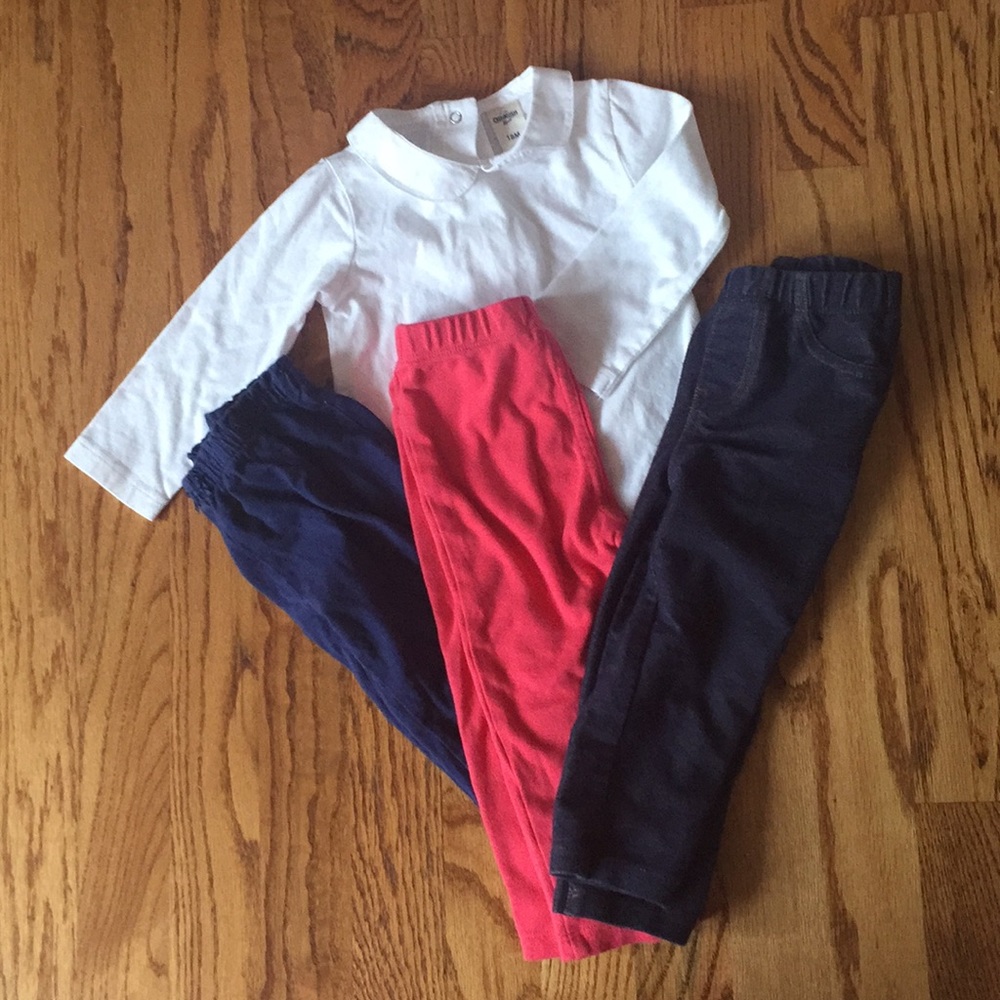 18 month Carter's and Osh Kosh Onesie and pants